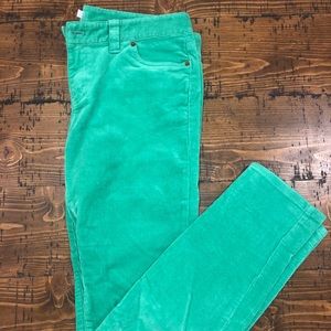 Neon green corduroy pants Vineyard Vines